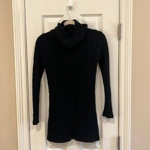 Funnel neck Sweater dress